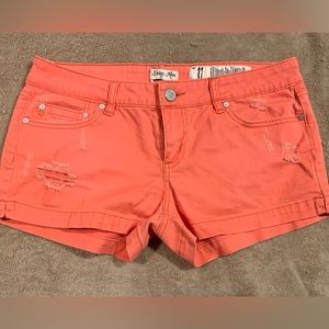 Indigo Rein distressed shorts. Size 11